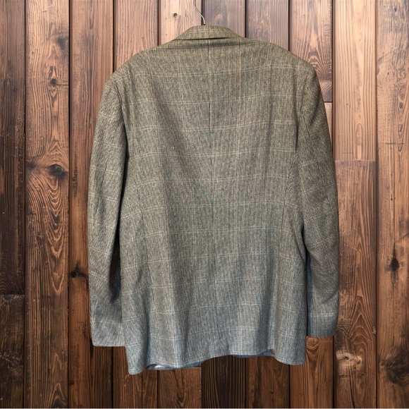 Cellini Collection Gray w/ Blush/Blue accents Men's Blazer - Picture 3 of 16